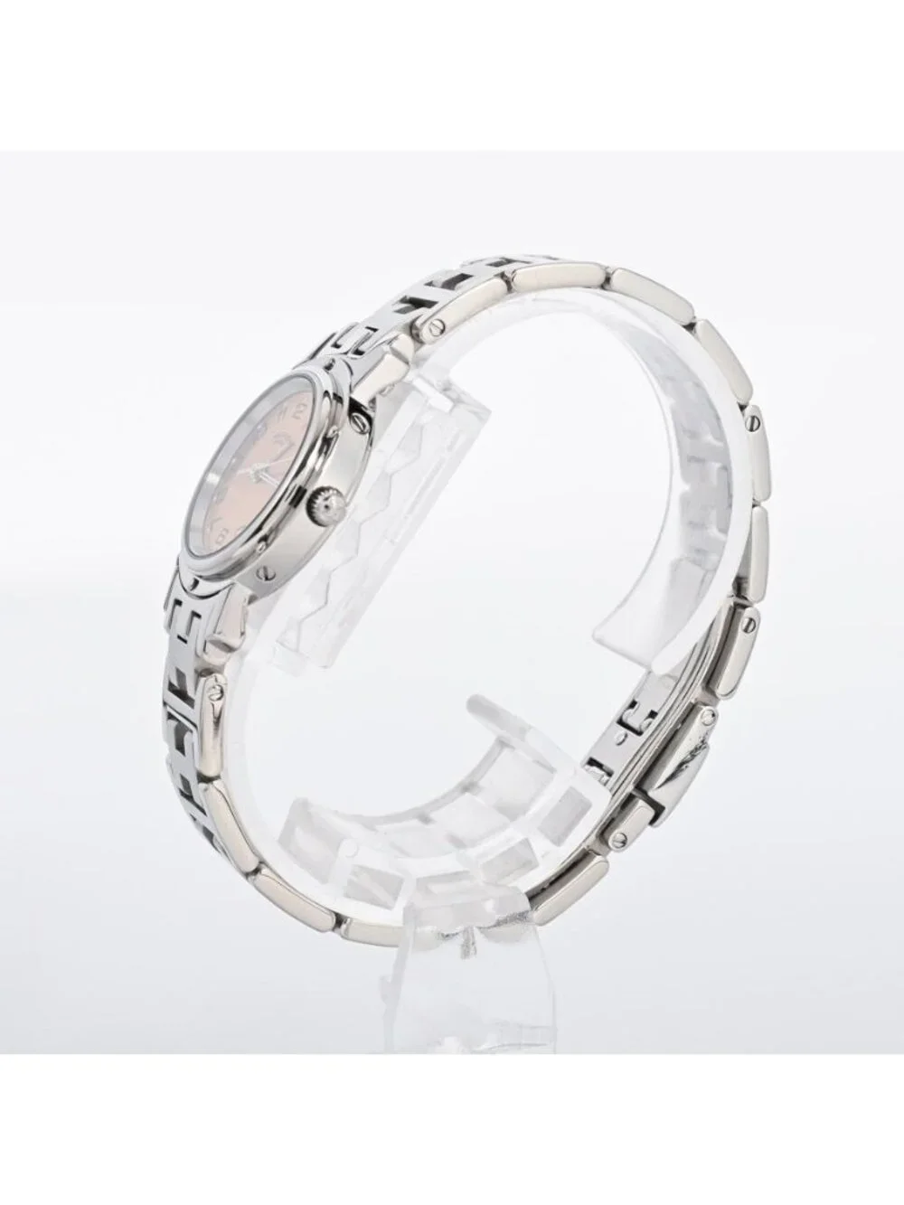 Hermes Watch Clipper Silver